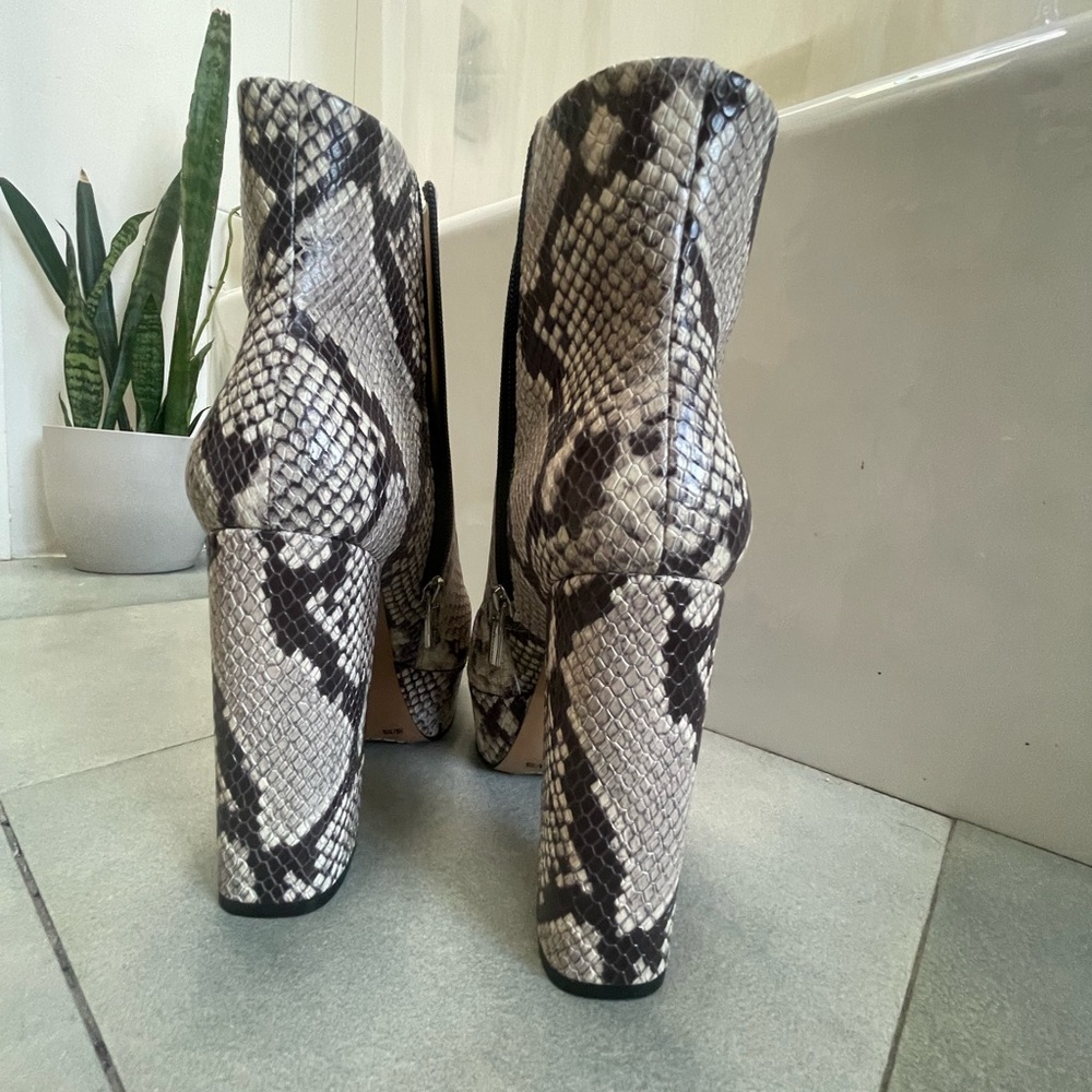 Vince Camuto Python Platform Booties - image 7